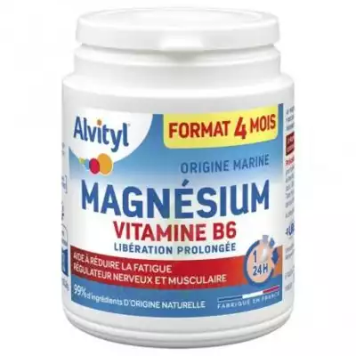 Alvityl Magnésium Vitamine B6 Libération Prolongée Comprimés Lp Pot/120 à Tarbes